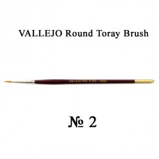 Vallego round Toray Brush 2